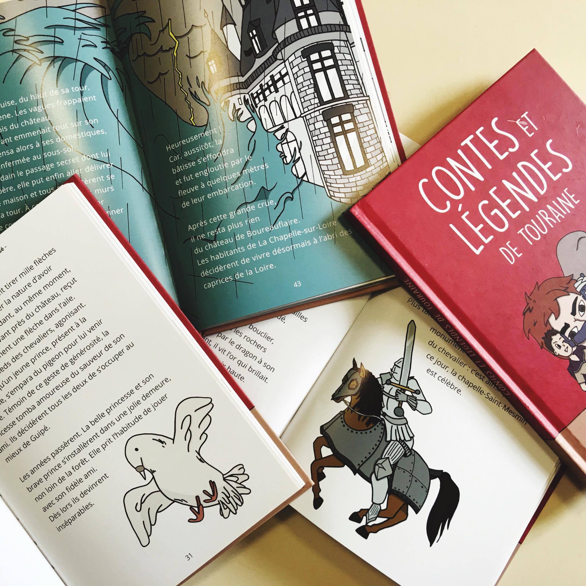 Couverture du livre pour enfant Contes et Légendes de Touraine