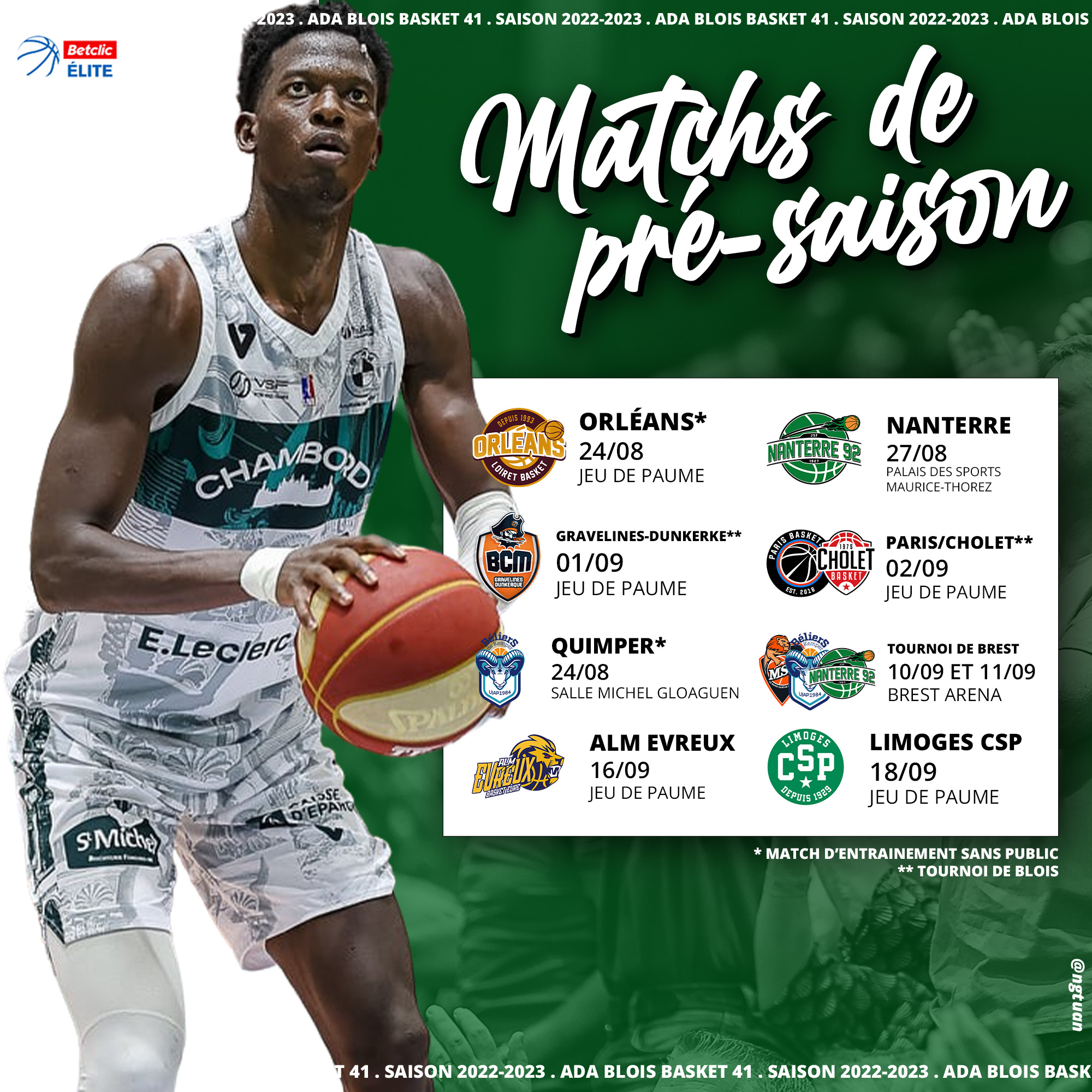Visuel de campagne réseaux sociaux pour une marque de sport